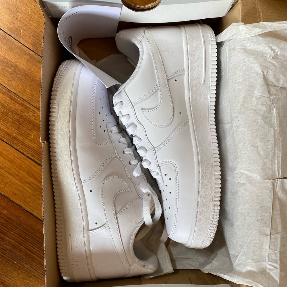 Nike Air Force 1 sneakers, white low top